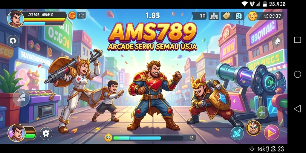 Tampilan gameplay <strong>AMS789</strong> yang seru dan menantang di setiap level.