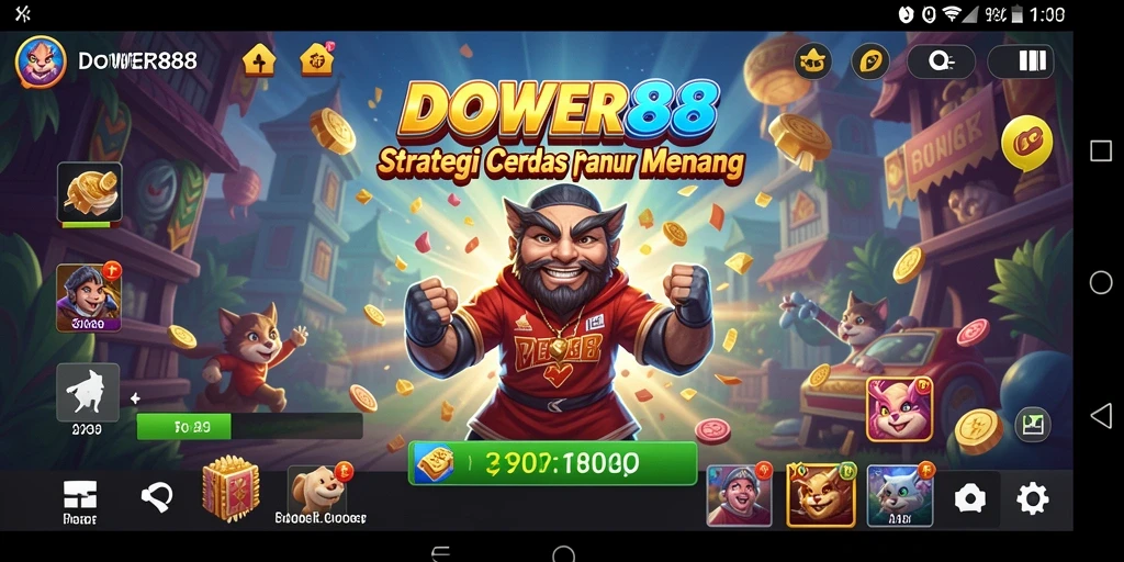 Tampilan gameplay DOWER88 yang penuh strategi dan aksi.