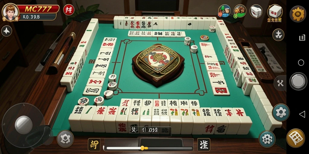 Screenshot gameplay menampilkan aksi seru Mahjong di MC777.