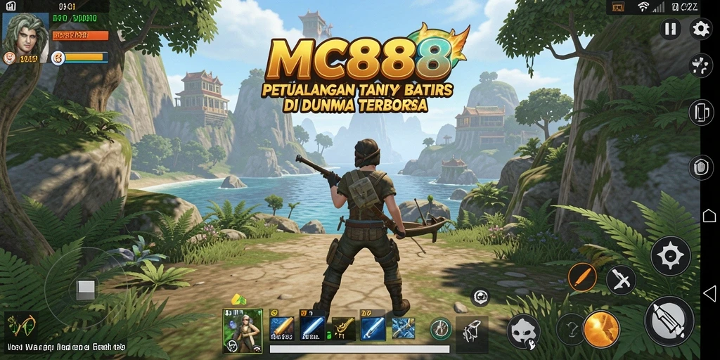 Tampilan gameplay menakjubkan di dunia Open World MC888.