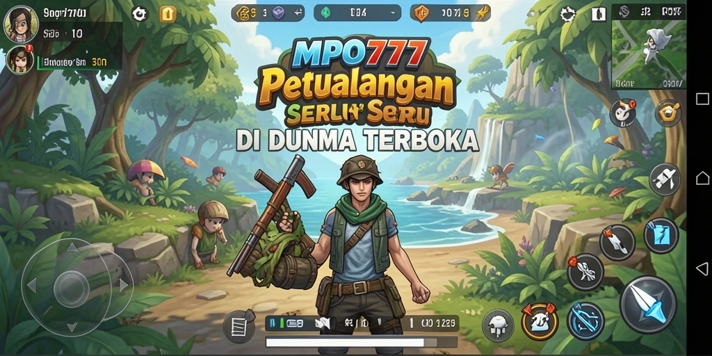 Gambar menampilkan aksi seru dalam gameplay petualangan MPO777.