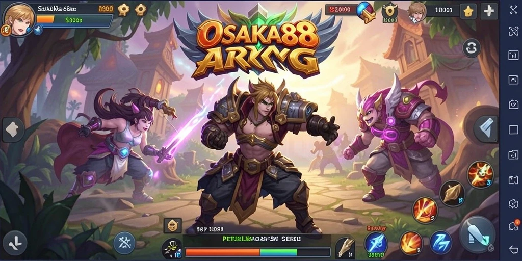 Screenshot dari permainan OSAKA88 menampilkan aksi petualangan seru dalam dunia ARPG.