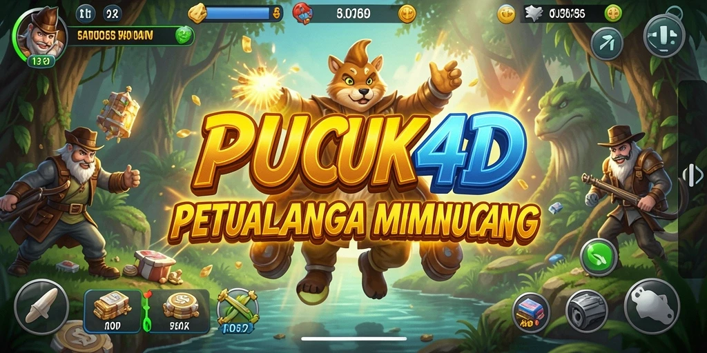 Tangkapan layar gameplay PUCUK4D dengan petualangan seru dan visual mengagumkan.