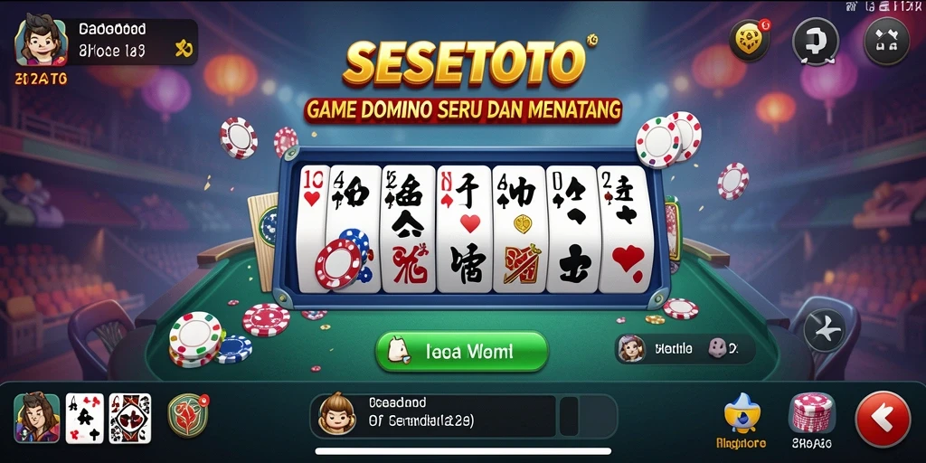 Tampilan gameplay SESETOTO yang seru dan menantang.
