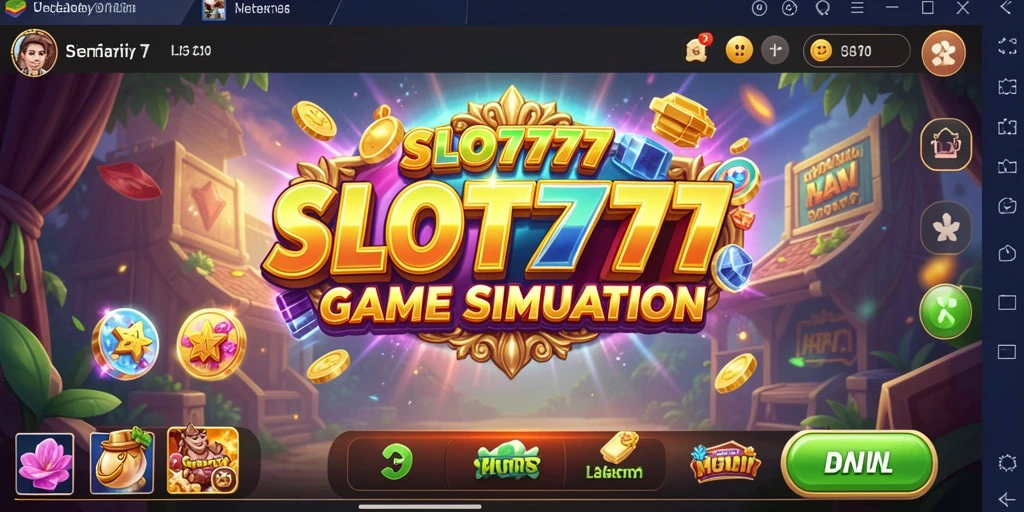 Tampilan gameplay SLOT777 yang seru dan menantang.