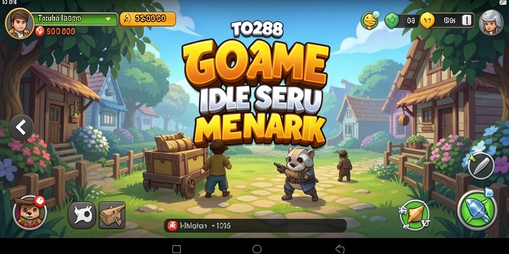 Tangkapan layar TO288 menampilkan aksi seru dalam gameplay Idle.